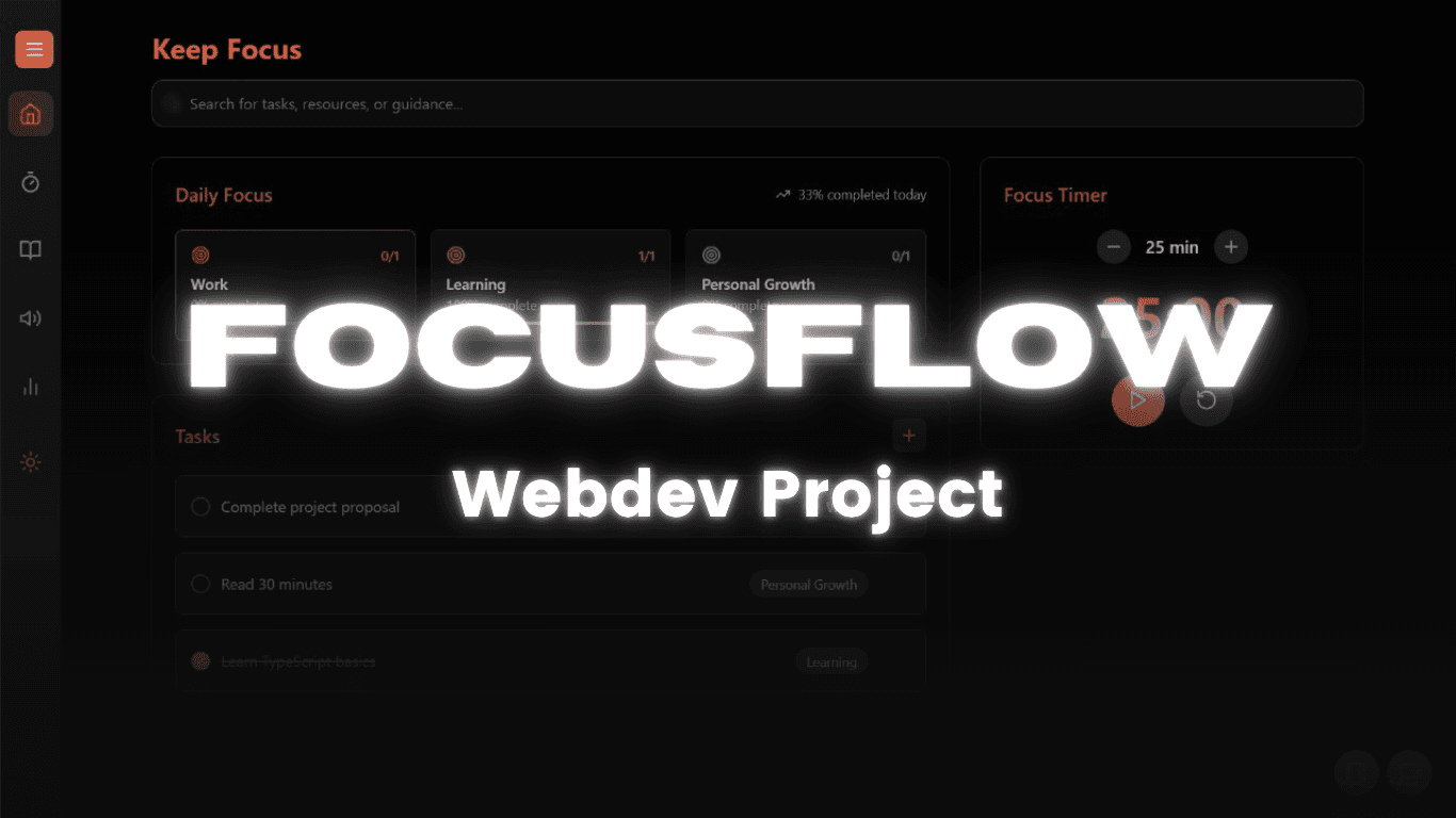 Focus Flow - Productivity ecosystem combining social media dynamics with